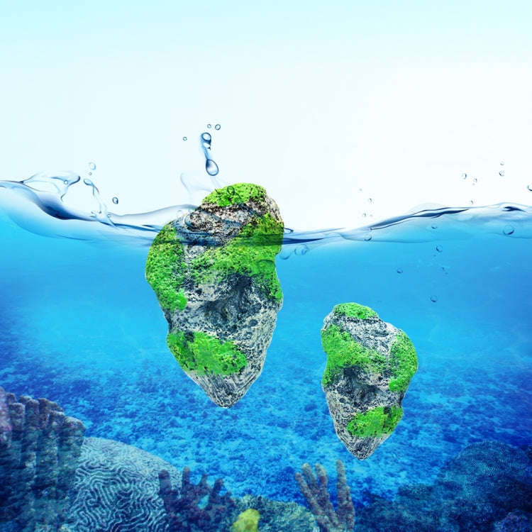 Aquarium Decoration Floating Pumice Suspended Stone Artificial Fish Tank Acuarios Moss Flying Roc...