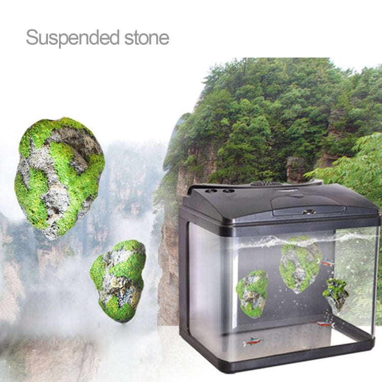 Aquarium Decoration Floating Pumice Suspended Stone Artificial Fish Tank Acuarios Moss Flying Roc...