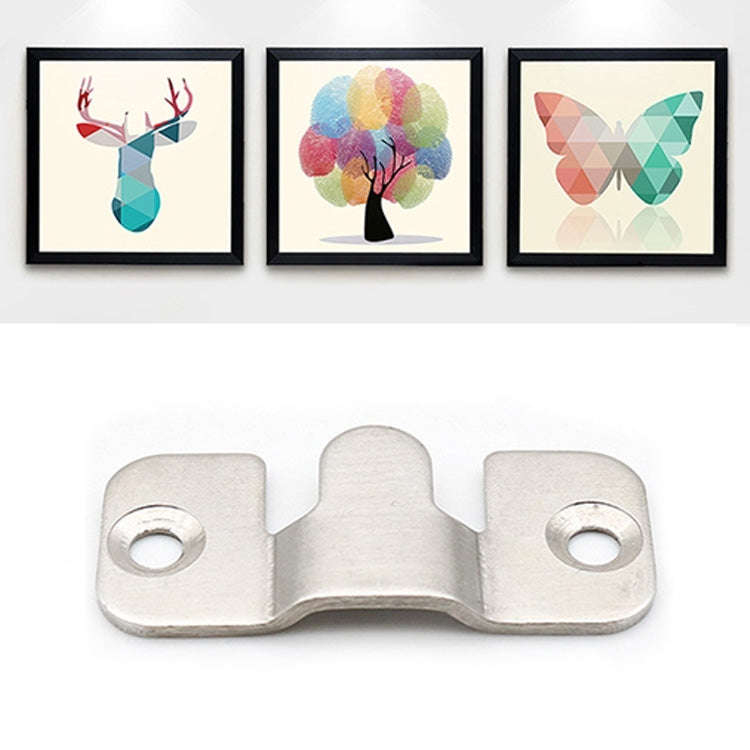 30 PCS Stainless Steel Picture Frame Hanging Code Mirror Fastener, Size: S, S 30 PCS