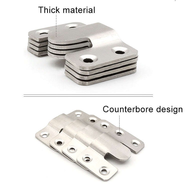 30 PCS Stainless Steel Picture Frame Hanging Code Mirror Fastener, Size: S, S 30 PCS