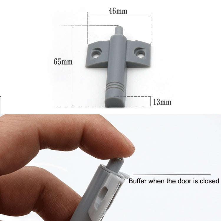 20 PCS Aircraft Shape Back Buffer Cabinet Door Anticollision Damper Shock Absorber, Back Buffer (...