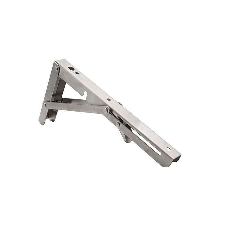 2 PCS 10 inch Billy Wall-mounted Foldable Stainless Steel Spring Storage Shelf for Dining Table, ...