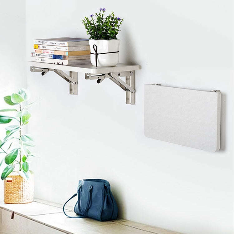 2 PCS 10 inch Billy Wall-mounted Foldable Stainless Steel Spring Storage Shelf for Dining Table, ...