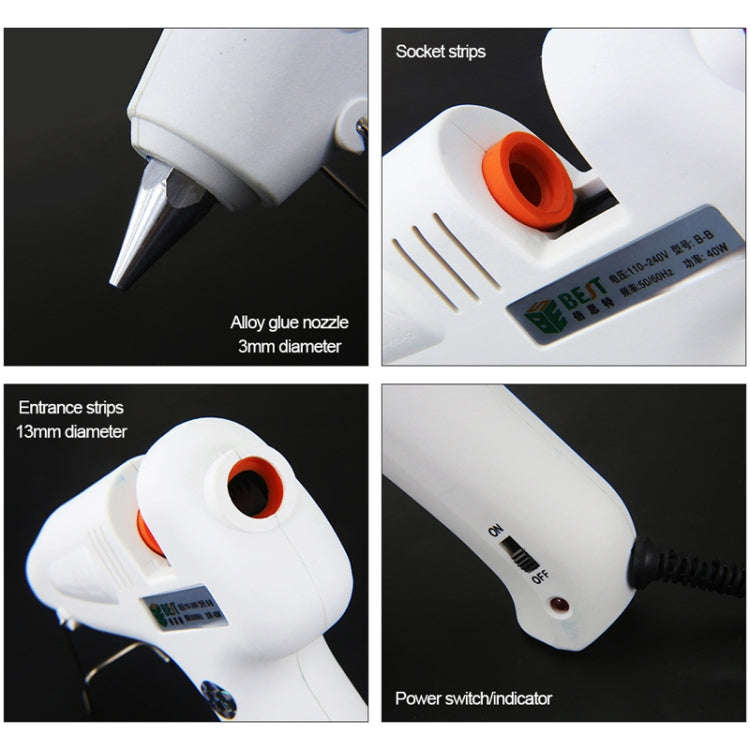 BEST-B-B AC 220V Hot Pneumatic Glue Gun, BEST-B-B