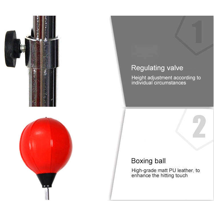 Children Base Version Height Adjustable Vertical PU Leather Vent Ball Boxing Speed Ball Family Fi...