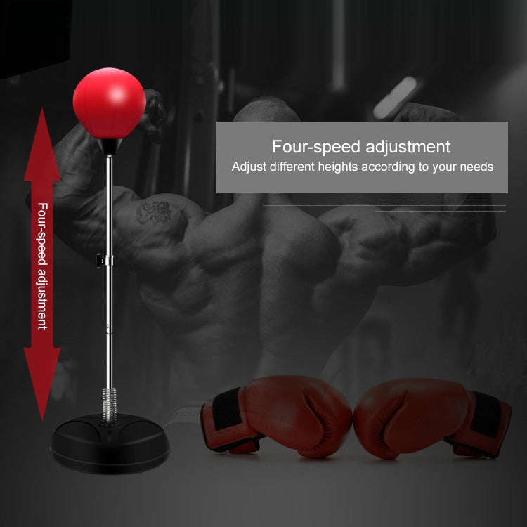 Children Base Version Height Adjustable Vertical PU Leather Vent Ball Boxing Speed Ball Family Fi...