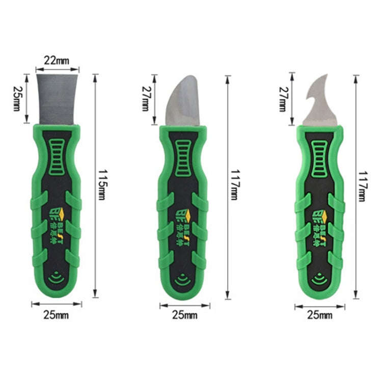 BEST-138 Cell Phone Repair Assemble Disassemble Cutting Tool Plastic Pry Tool Spudger, BEST-138