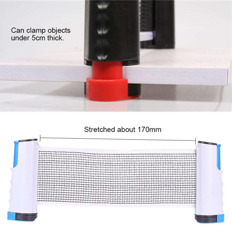 REGAIL Retractable Portable Table Tennis Net Rack, REGAIL  Table Tennis Net Rack(Black Grey), REG...