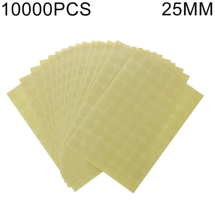10000 PCS Transparent Round Shape Self-adhesive Sealing Sticker, Diameter: 25mm, Diameter: 25mm