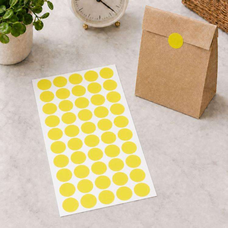 1000 PCS Round Shape Self-adhesive Colorful Mark Sticker Mark Label