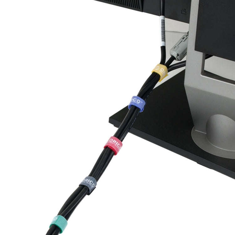 ORICO CBT-5S 5 in 1 Colors Reusable & Dividable Hook and Loop Sticky Cable Ties for Data Cable / ...