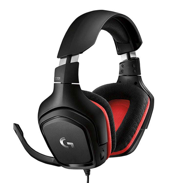 Logitech G331 Dolby 7.1 Surround Sound Stereo Folding Noise Reduction Competition Gaming Headset,...