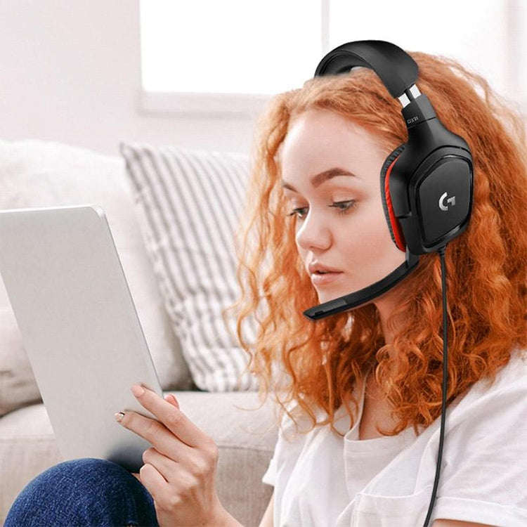 Logitech G331 Dolby 7.1 Surround Sound Stereo Folding Noise Reduction Competition Gaming Headset,...