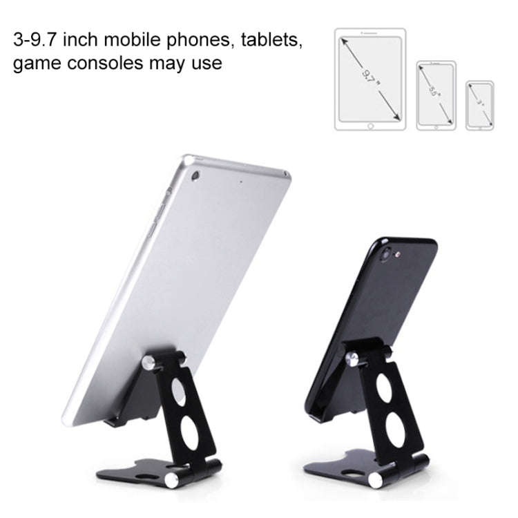 ROOSTAND R2 Aluminum Alloy Mobile Desktop Tablet Bracket Double Folding Lazy Artifact, Size: 6.4x...