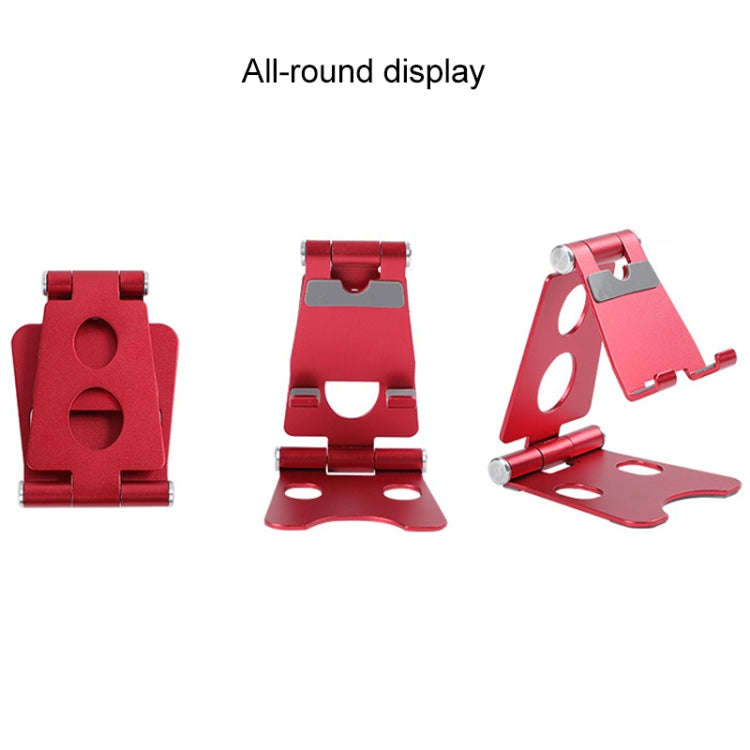 ROOSTAND R2 Aluminum Alloy Mobile Desktop Tablet Bracket Double Folding Lazy Artifact, Size: 6.4x...