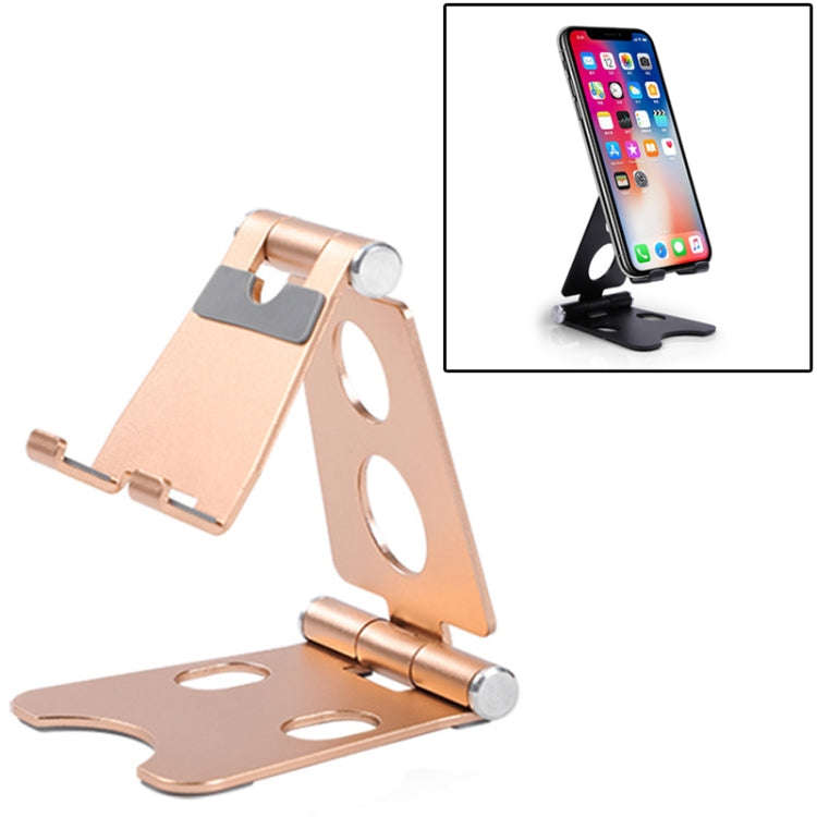 ROOSTAND R2 Aluminum Alloy Mobile Desktop Tablet Bracket Double Folding Lazy Artifact, Size: 6.4x...
