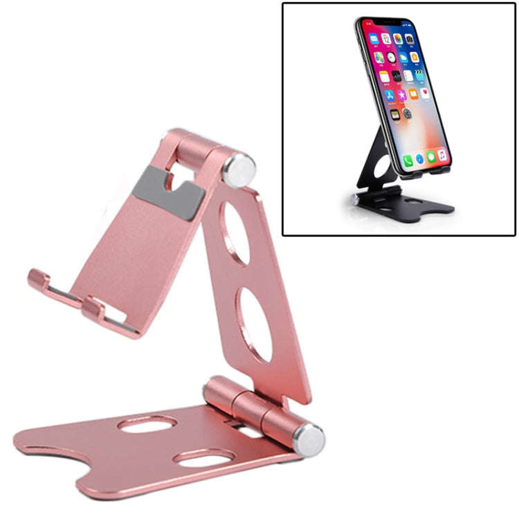 ROOSTAND R2 Aluminum Alloy Mobile Desktop Tablet Bracket Double Folding Lazy Artifact, Size: 6.4x...