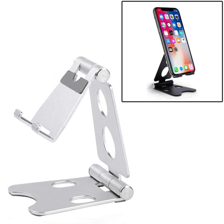 ROOSTAND R2 Aluminum Alloy Mobile Desktop Tablet Bracket Double Folding Lazy Artifact, Size: 6.4x...