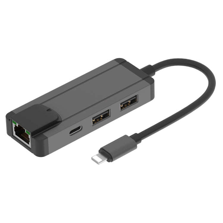 Onten 75002 8PIN to RJ45 Hub USB 2.0 Adapter