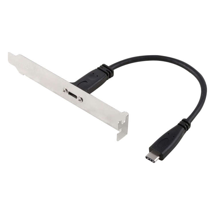 20cm Panel Bracket Header USB-C / Type-C Female to Male Extension Wire Connector Cord Cable, 20cm...