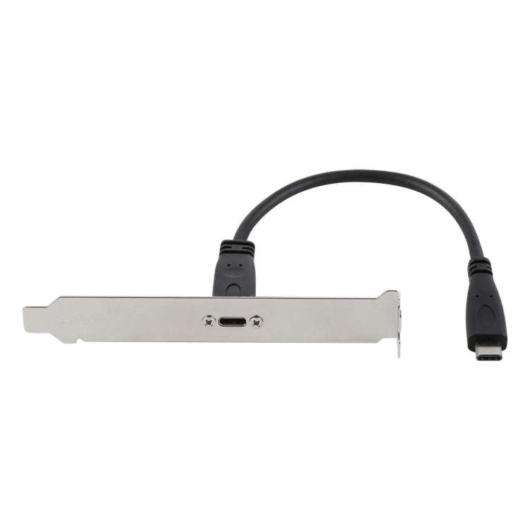 20cm Panel Bracket Header USB-C / Type-C Female to Male Extension Wire Connector Cord Cable, 20cm...