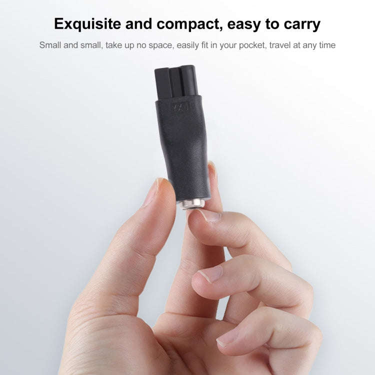 DC 5.5 x 2.1mm Female to Shaver Interface Female Power Supply Conversion Converter, Double Slot