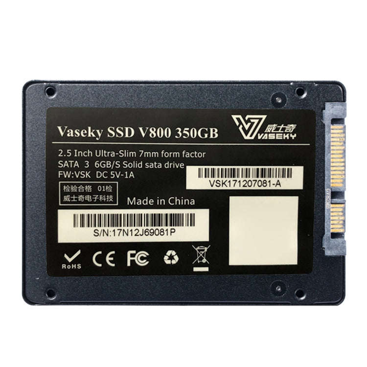 Vaseky V800 350GB 2.5 inch SATA3 6GB/s Ultra-Slim 7mm Solid State Drive SSD Hard Disk Drive for D...