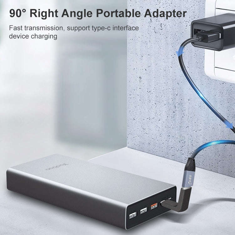 Type-C / USB-C to USB 3.1 90 Degree Elbow Head Design MF Adapter, Type-C Elbow Head Design MF Ada...