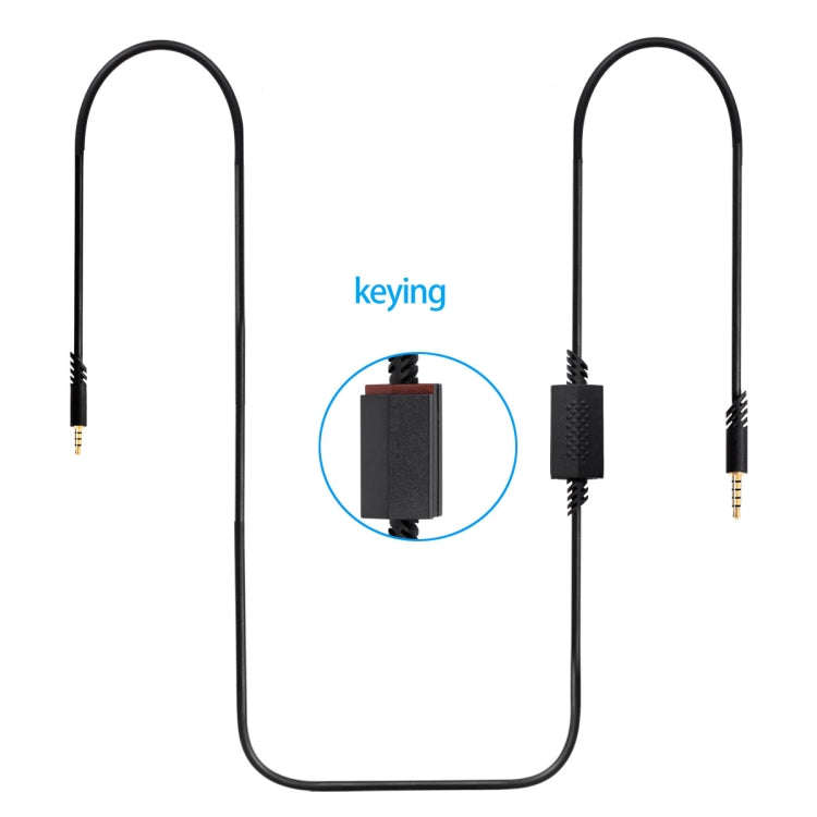 ZS0179 Gaming Headphone Audio Cable for Logitech ASTRO A10 A40, PS4, Cable Length: 2m