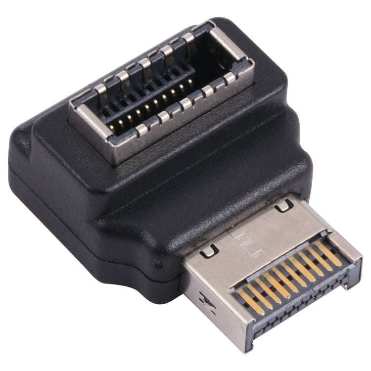 Type-E Female to Male 90 Degrees Elbow Computer Host Adapter, Type-E Female to Male