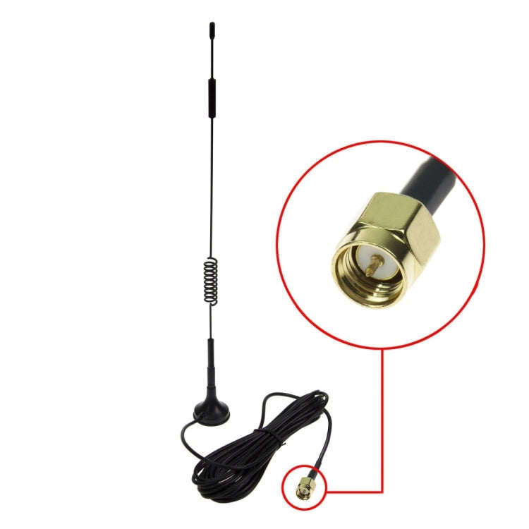 7dBi SMA Male Connector High Gain 4G LTE CPRS GSM 2.4G WCDMA 3G Antenna Network Reception Adapter...