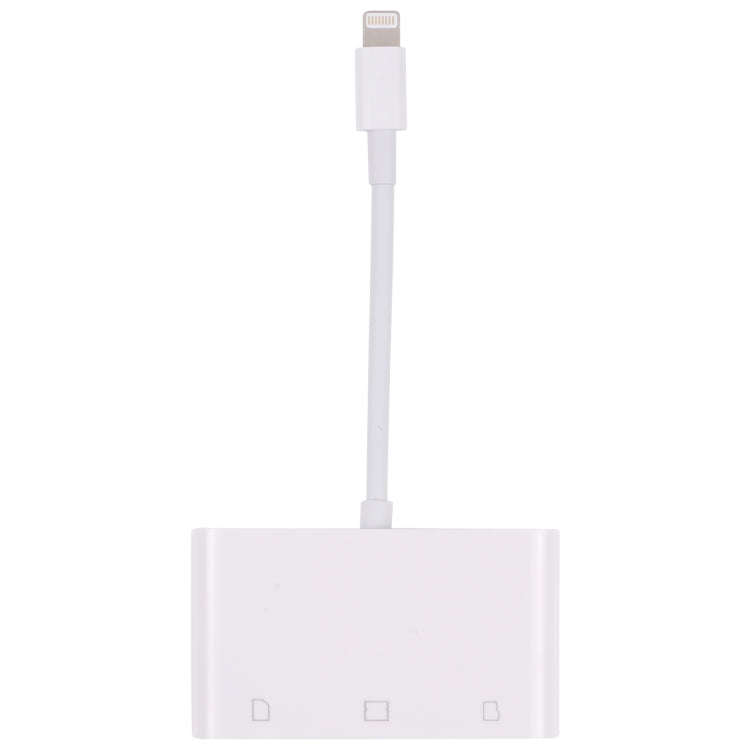 NK-1011 3 in 1 CF Card / TF Card / SD Card Reader For 8 Pin Devices, NK-1011