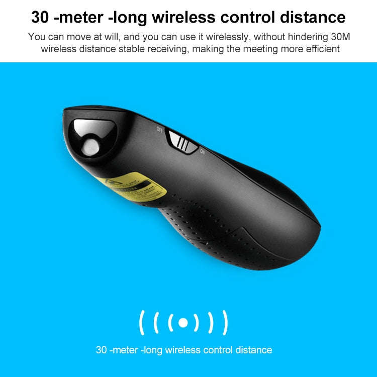 Logitech R800 2.4Ghz USB Wireless Presenter PPT Remote Control Flip Pen, R800
