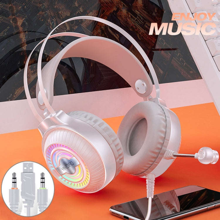 YINDIAO Q4 Head-mounted Wired Gaming Headset with Microphone, Version: Dual 3.5mm + USB, Q4 (Blac...