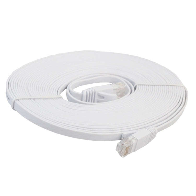 8m CAT6 Ultra-thin Flat Ethernet Network LAN Cable, Patch Lead RJ45, Length: 8m