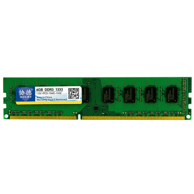 XIEDE X037 DDR3 1333MHz 4GB General AMD Special Strip Memory RAM Module for Desktop PC, 1333MHz 4...