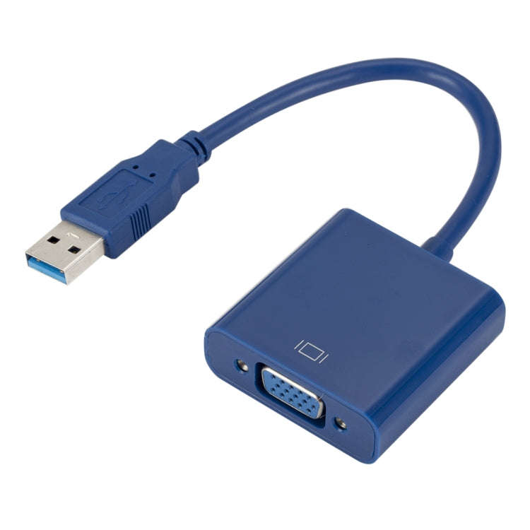 External Graphics Card Converter Cable USB3.0 to VGA, Resolution: 720P, 720P (Black), 720P (Blue)...