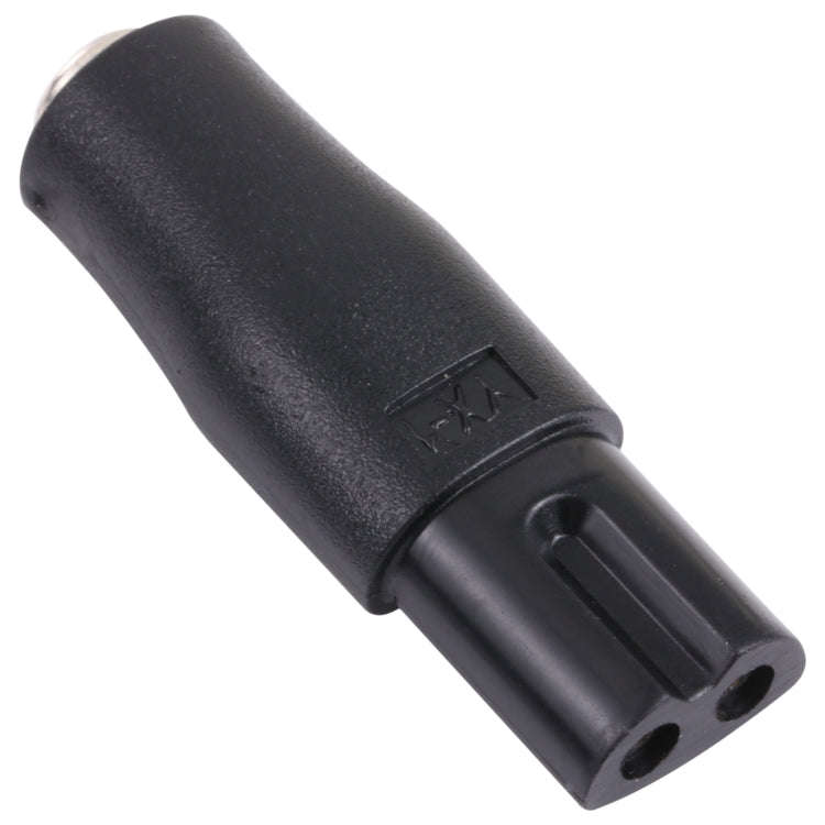 DC 5.5 x 2.1mm Female to Shaver Interface Female Power Supply Conversion Converter, Semicircle