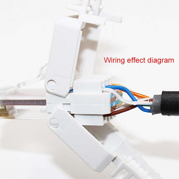 Tool-free Crimping RJ-45 Connector Modular Plug, Short Version UTP Cat6, Cat6