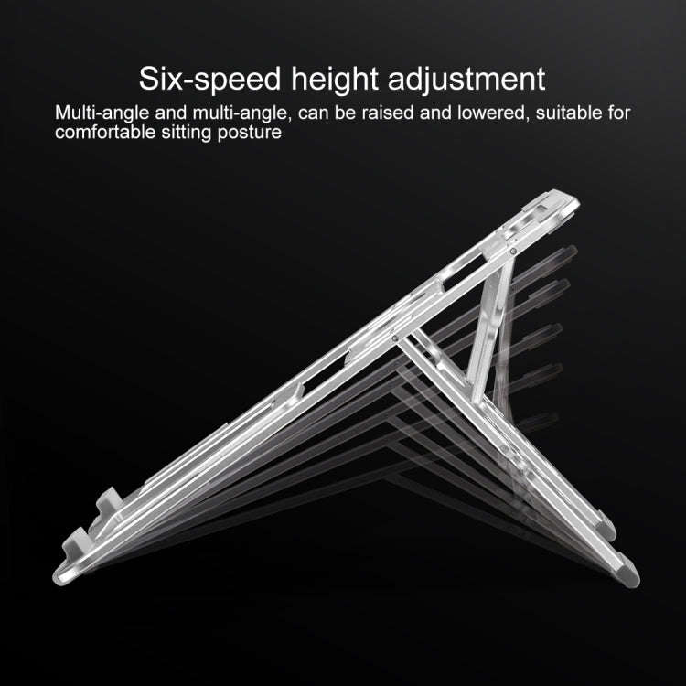 COOLCOLD U2S Portable Foldable Hollow Double Triangle Height Adjustable Aluminum Alloy Bracket fo...
