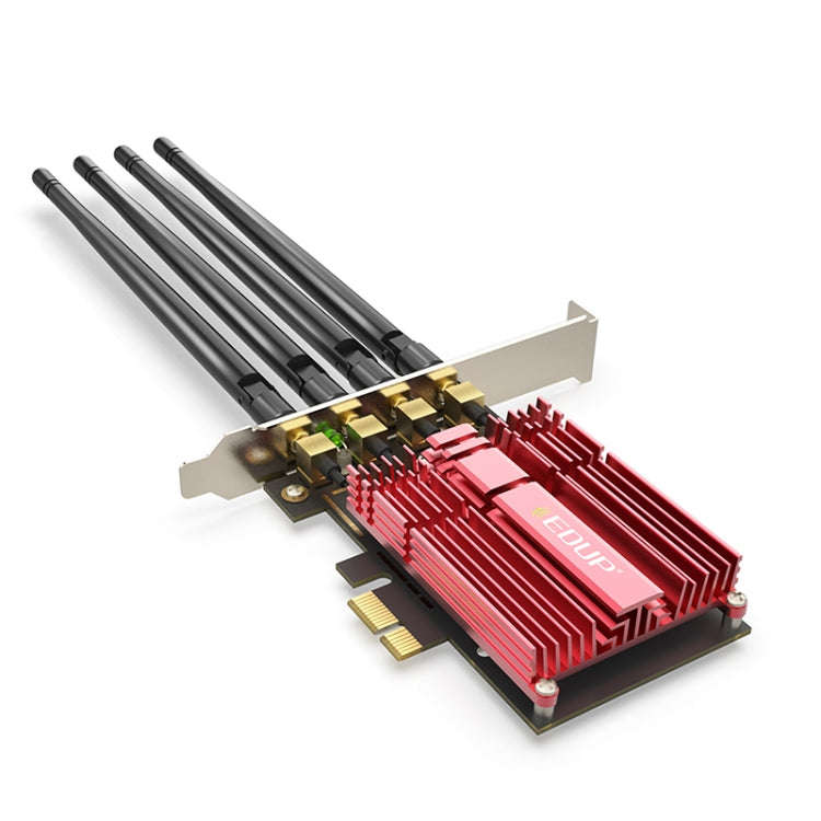 EDUP 9633-800 AC1900Mbps 2.4GHz & 5GHz Dual Band PCI-Express Adapter 4 Antenna External Network C...