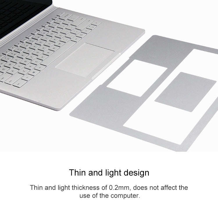 4 in 1 Notebook Shell Protective Film Sticker Set for Microsoft Surface Book 13.5 inch, For Surfa...