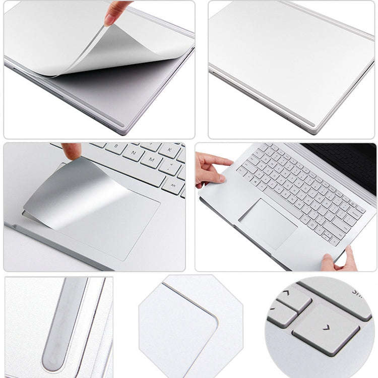 4 in 1 Notebook Shell Protective Film Sticker Set for Microsoft Surface Book 13.5 inch, For Surfa...