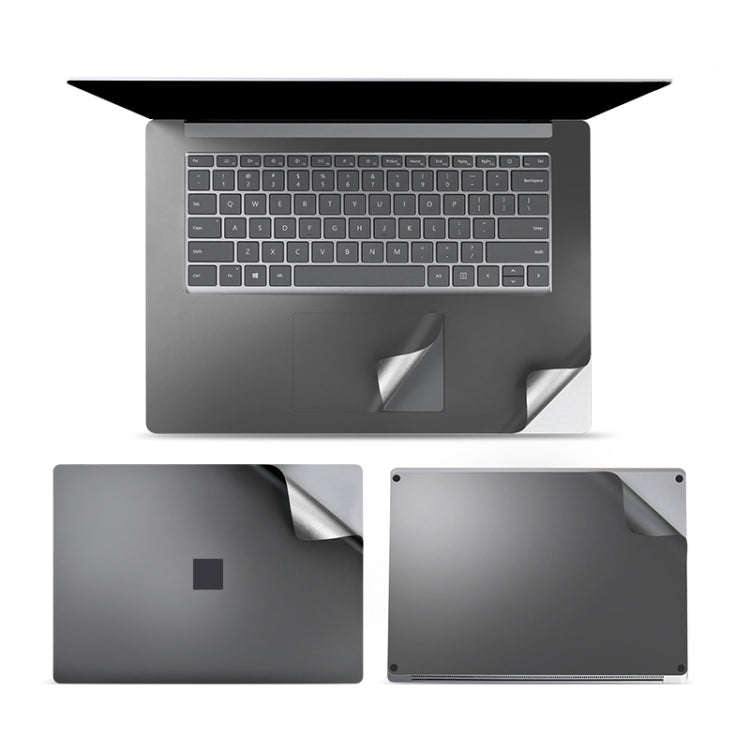4 in 1 Notebook Shell Protective Film Sticker Set for Microsoft Surface Laptop 3 15 inch, For Sur...