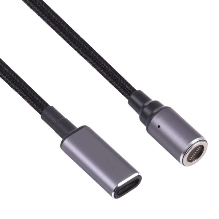 USB-C / Type-C Female to 8 Pin Magnetic DC Round Head Free Plug Charging Adapter Cable, Type-C to...