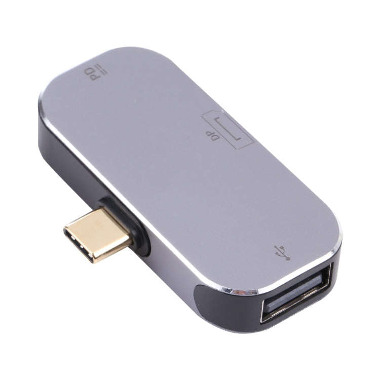 3 in 1 USB-C / Type-C Male to USB-C / Type-C Charging + USB + DP Female Adapter, USB-C / Type-C +...