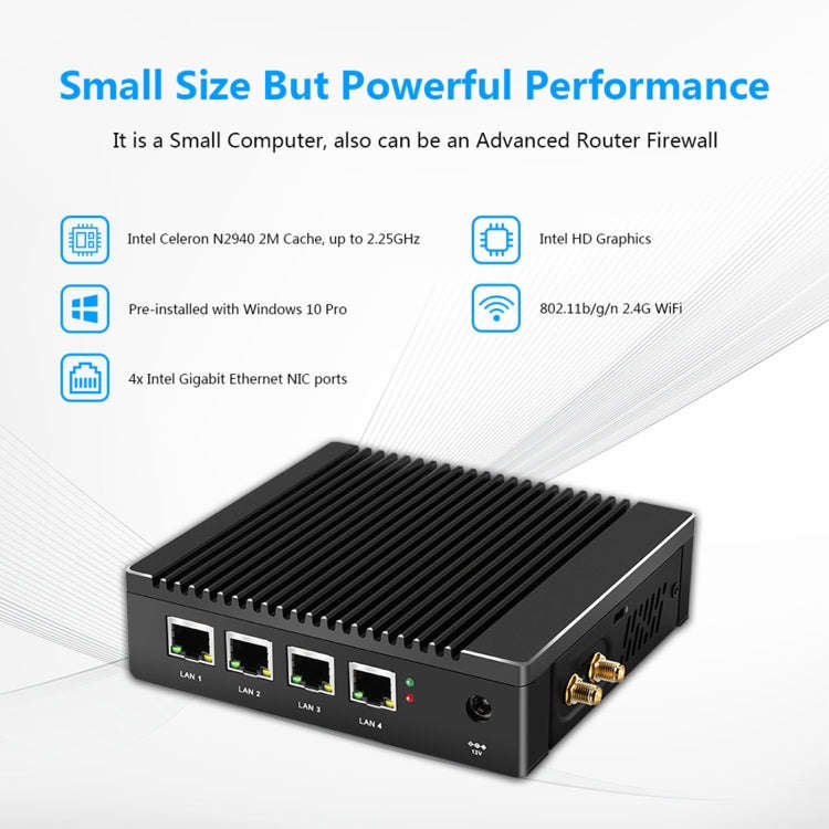 K660G4 Windows and Linux System Mini PC, Intel Celeron Processor N2840 Quad-Core 2M Cache,1.83GHz...