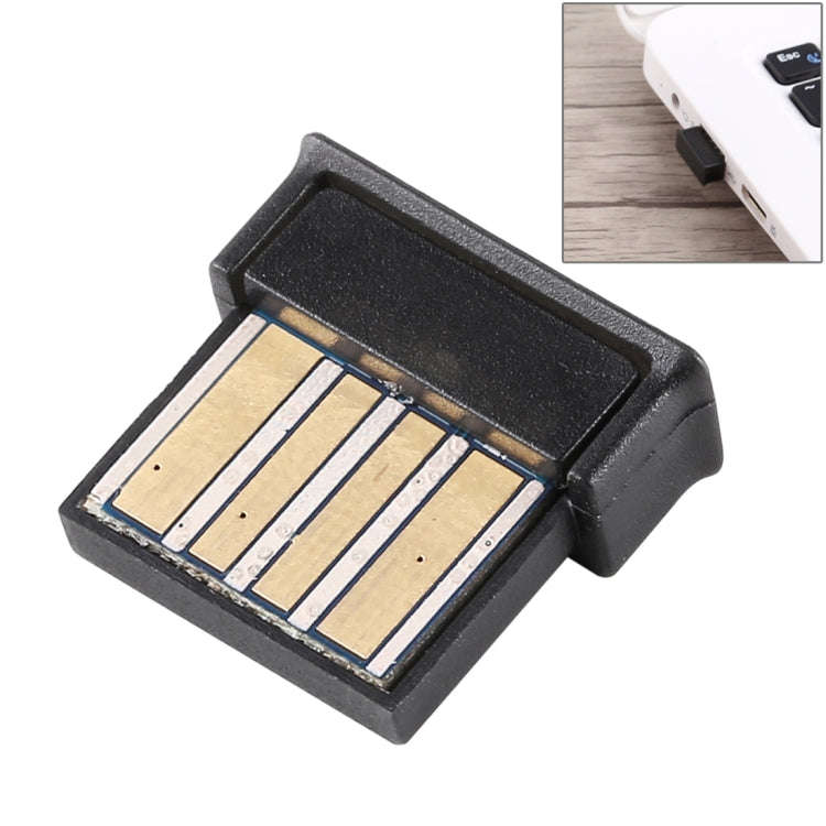 Ultra Mini Bluetooth 4.0 USB Dongle, Transmission Distance: 30m, Ultra Mini