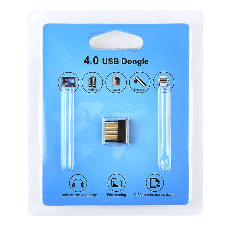 Ultra Mini Bluetooth 4.0 USB Dongle, Transmission Distance: 30m, Ultra Mini