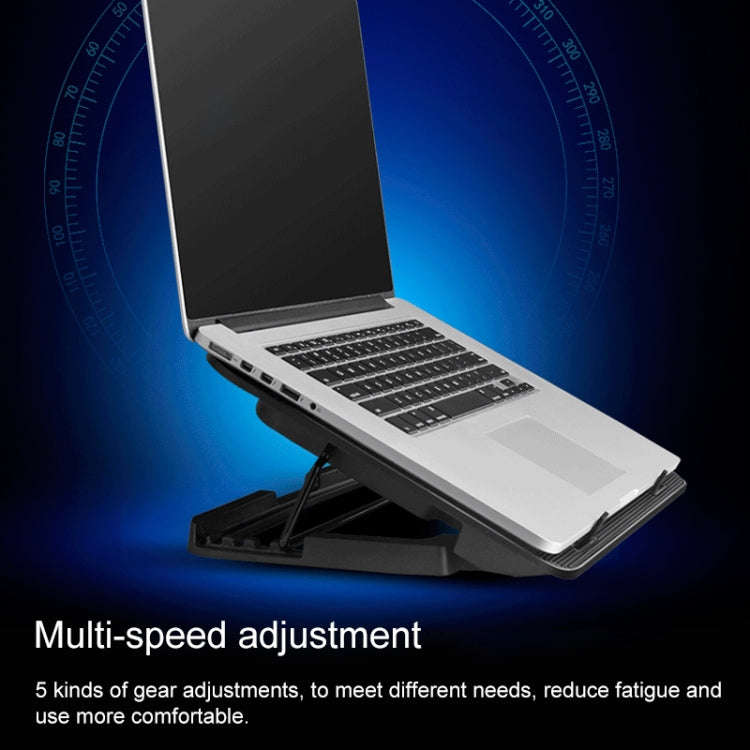 ICE COOREL Notebook Computer Base Speed Control Silent Six-fan Cooling Holder Cooling Rack, Style...